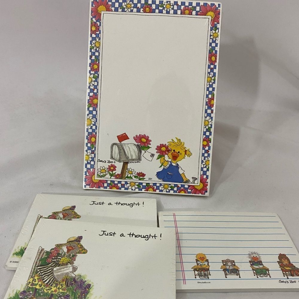 NWT Suzy Zoo Notepad Set